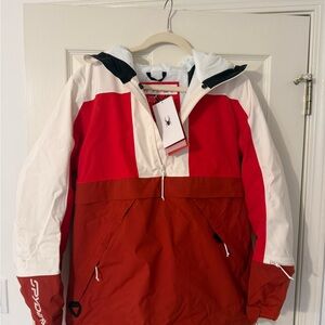 Spyder Red and White Women's Jacket